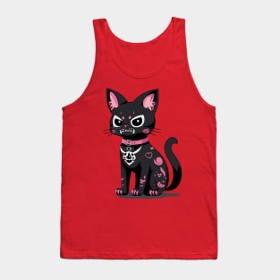 skull neko Tank Top